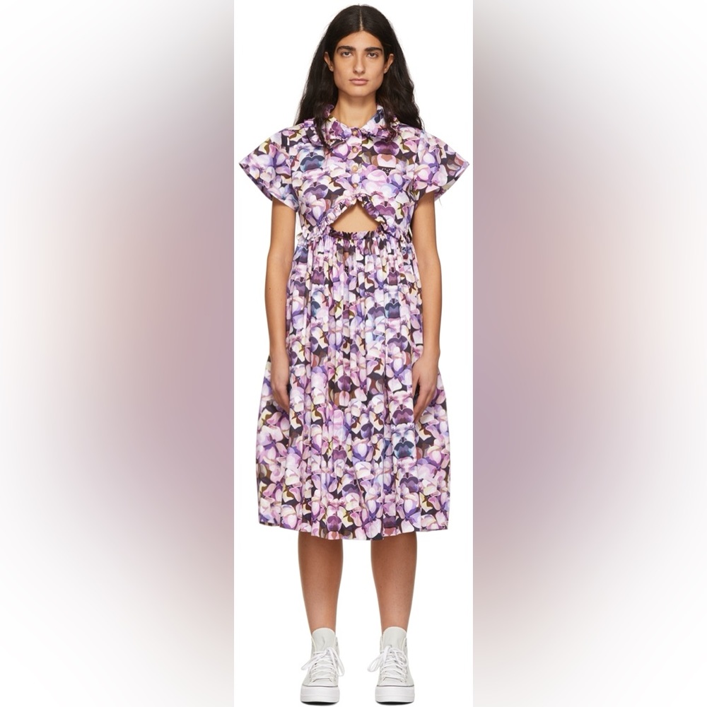 NWT kika vargas mabel midi dress